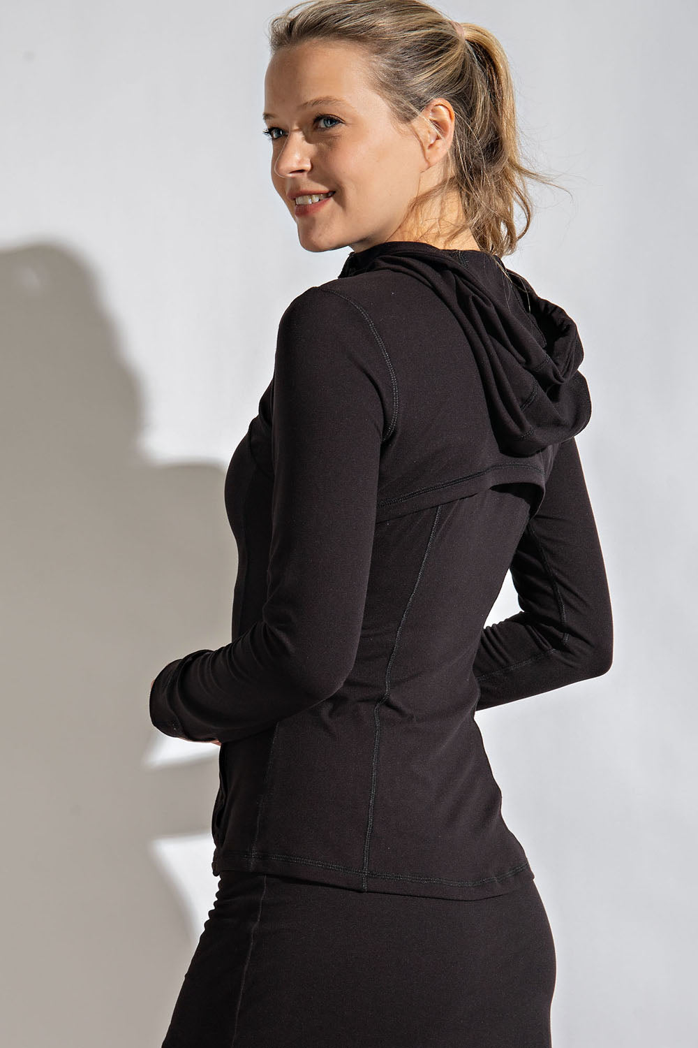Fitted Buttery Soft Jacket with Hood