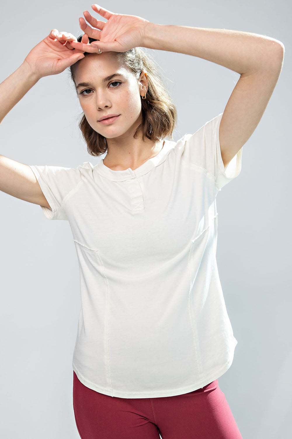 Soft V Neck Casual Top