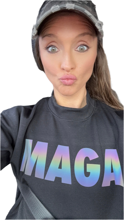 DARK REFLECTIVE MAGA 47 PONTI CREW NECKLINE LONG SLEEVES SWEATSHIRT