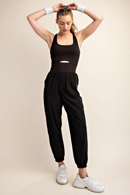 Butter Soft Active Cargo Pants Jumpsuit