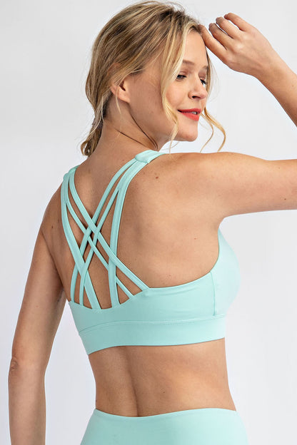 Buttery Soft Criss Cross Sports Bra