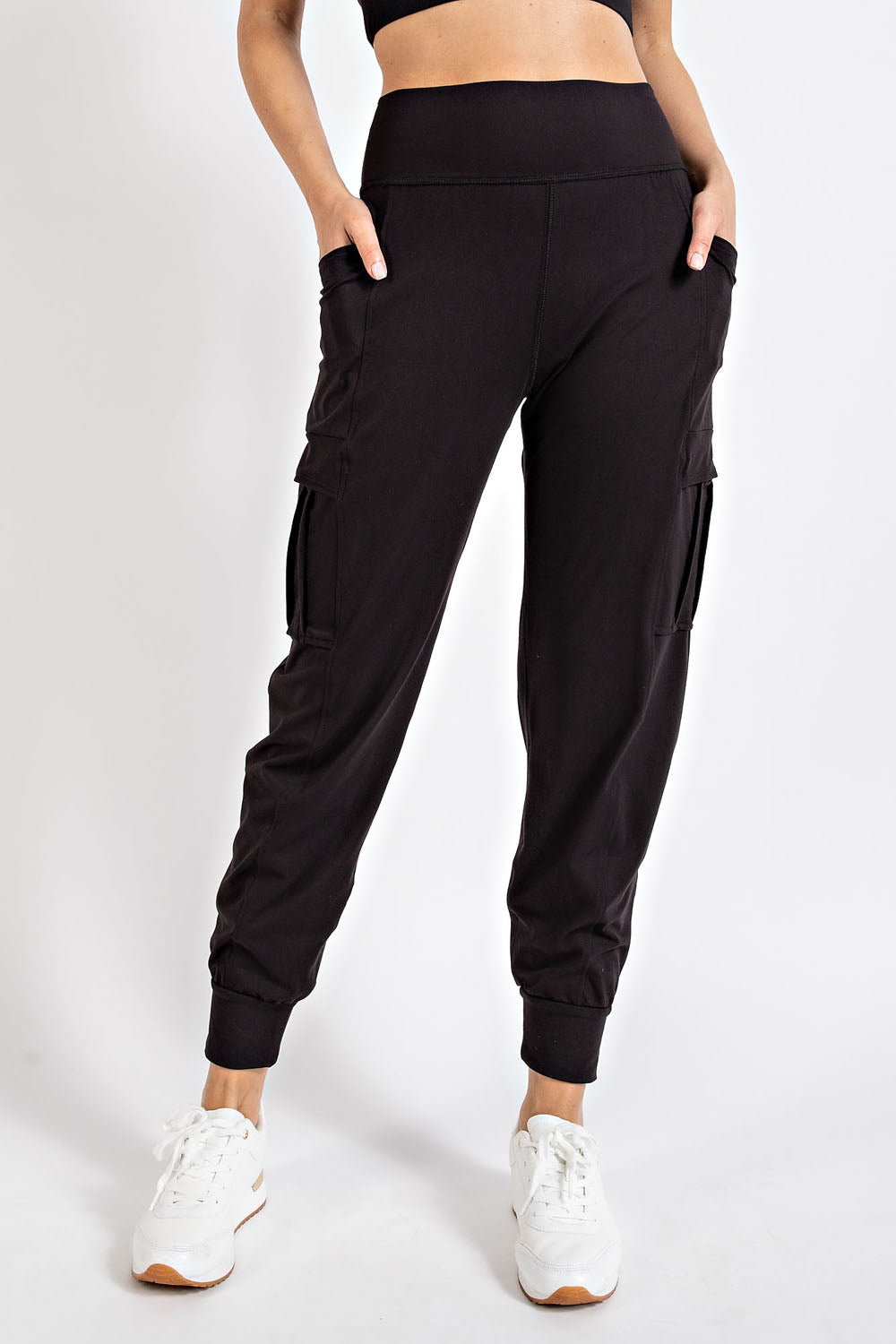 Butter Soft High Waist Joggers with Side Pockets - Sustainable and Comfortable