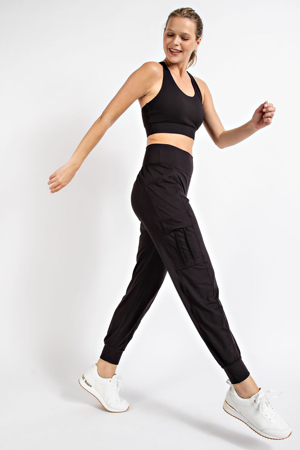 Butter Soft High Waist Joggers with Side Pockets - Sustainable and Comfortable