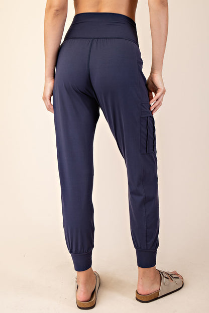 Butter Soft High Waist Joggers with Side Pockets - Sustainable and Comfortable