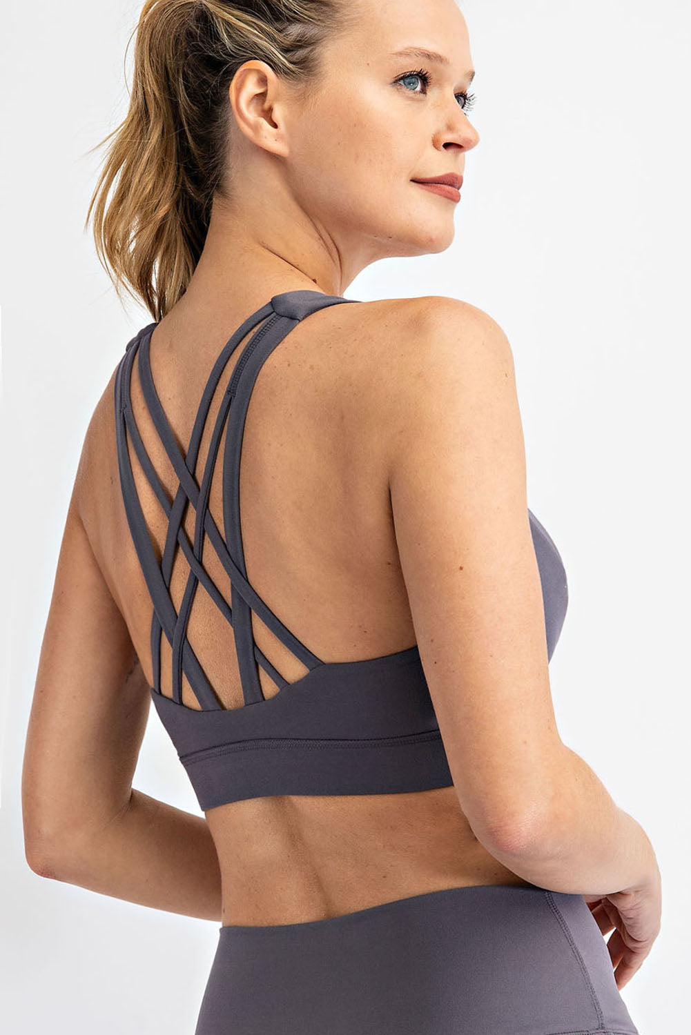 Buttery Soft Criss Cross Sports Bra