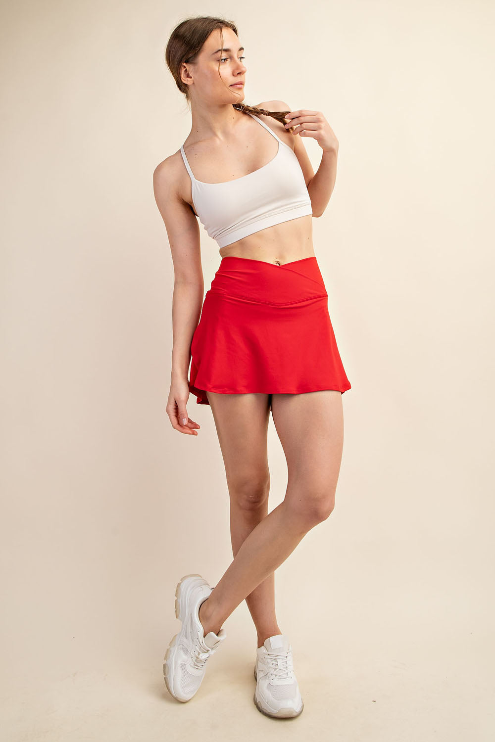 Buttery Soft V Waist Skorts