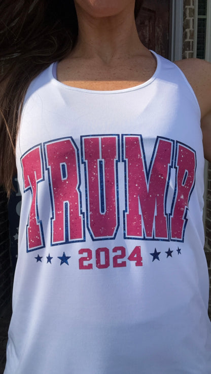 TRUMP 2024 Faux Glitter Tank