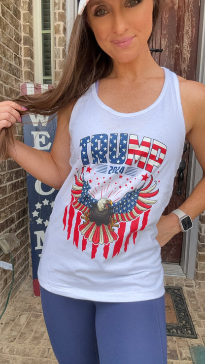 Trump 2025 American Eagle Tank Top