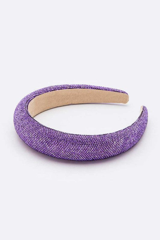 Purple Full Stone Crystal Headband