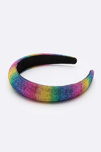 Rainbow Crystal Full Stone Headband